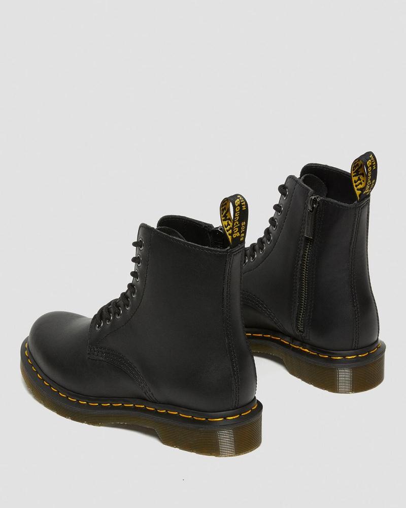 Black Women's Dr Martens 1460 Pascal Nappa Winter Boots | CA 289PJJ